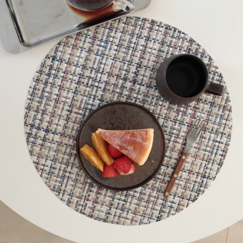 チルウィッチ ランチョンマット バスケットウィーブ ラウンド Bon Bon テーブルコーディネート