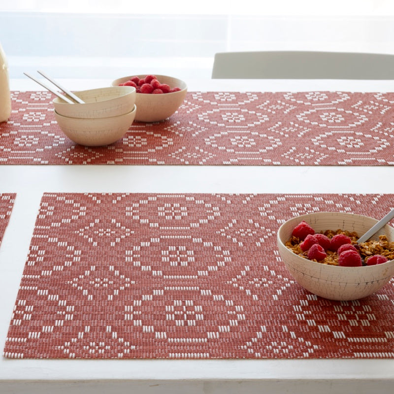 チルウィッチ ランチョンマット オーバーショット レクタングル パプリカ