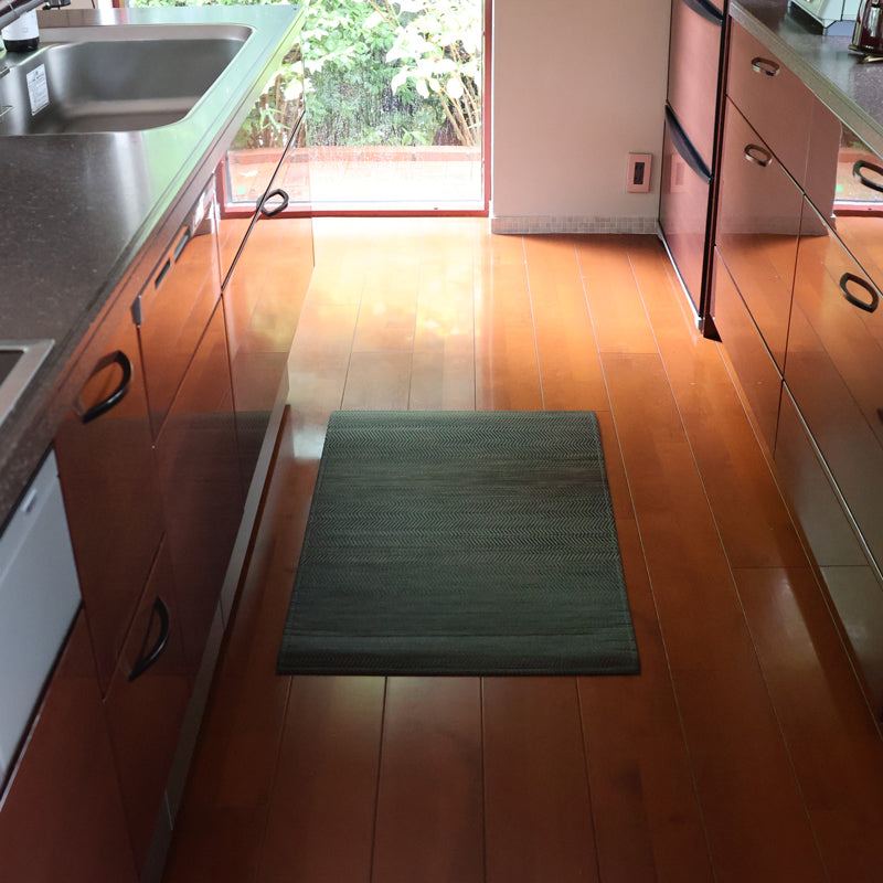 2025年秋冬新作 チルウィッチ 玄関マット Woven Wave 59×92cm Tiger Eye