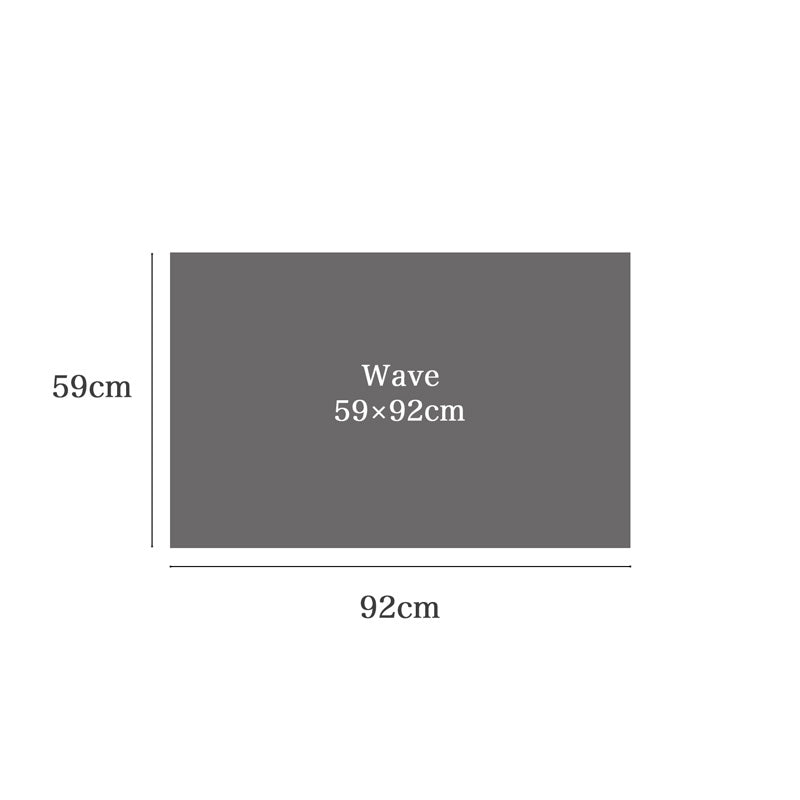 2025年秋冬新作 チルウィッチ 玄関マット Woven Wave 59×92cm Tiger Eye