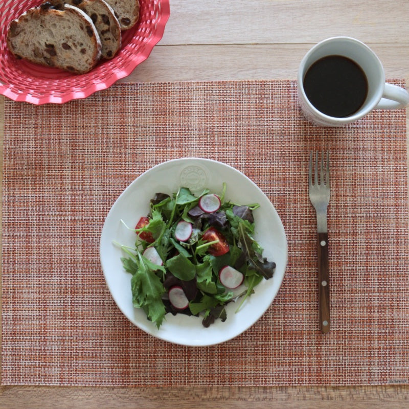 チルウィッチ ランチョンマット ミニバスケットウィーブ レクタングルシナモン朝食イメージ画像