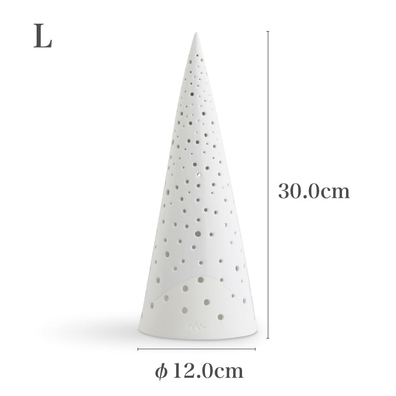 ケーラー ノビリ ティーライトキャンドルホルダー
スノーホワイト L 30cm