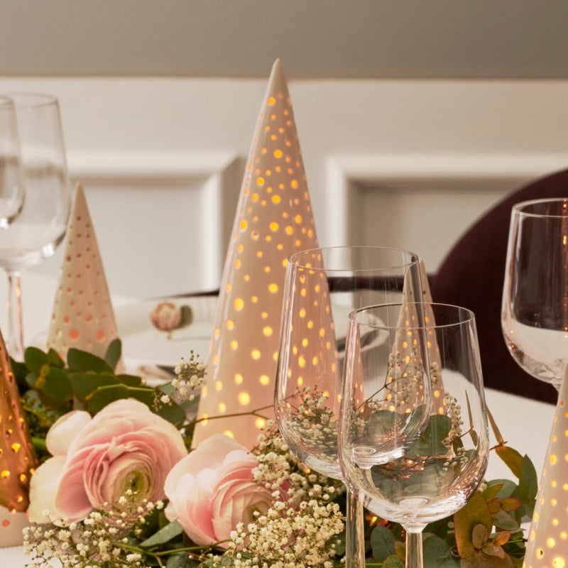 ケーラー ノビリ ティーライトキャンドルホルダー
スノーホワイト L 30cm