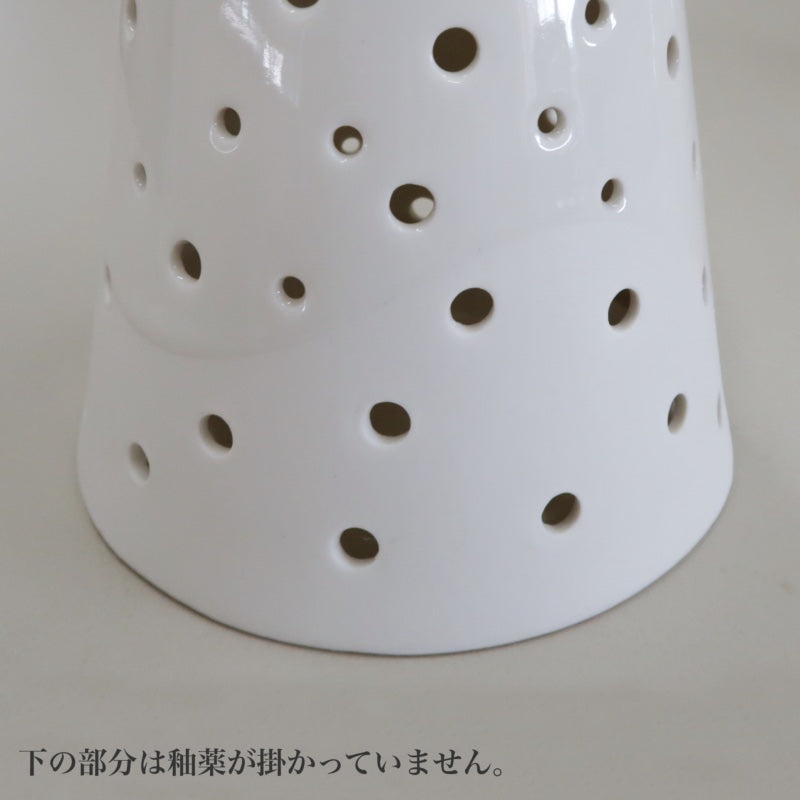 ケーラー ノビリ ティーライトキャンドルホルダー
スノーホワイト L 30cm