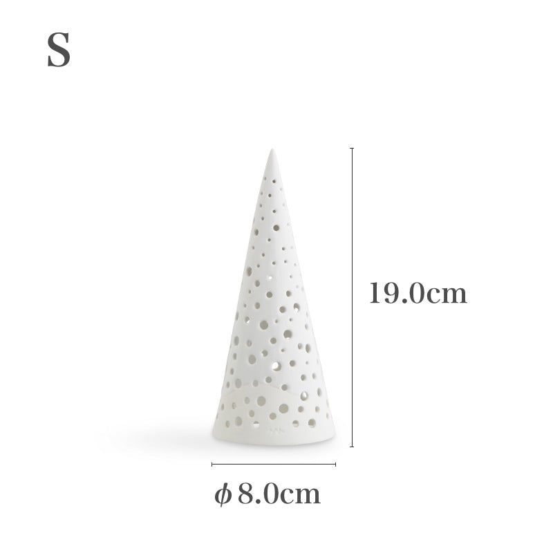 ケーラー ノビリ ティーライトキャンドルホルダー
スノーホワイト S 19cm