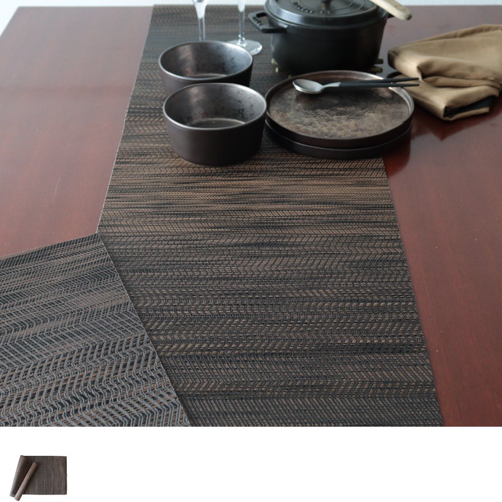 2025年秋冬新作【9月10日 10時販売開始】 チルウィッチ テーブルランナー ウェーブ Tiger Eye