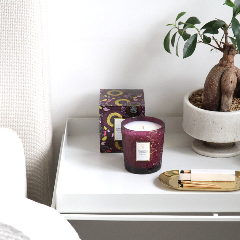 【在庫限り 40%OFF】 VOLUSPA ジャポニカ クラシックキャンドル サンティアゴハックルベリー