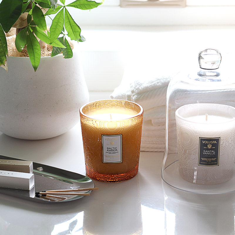 【在庫限り 40%OFF】 VOLUSPA ジャポニカ クラシックキャンドル バルティックアンバー