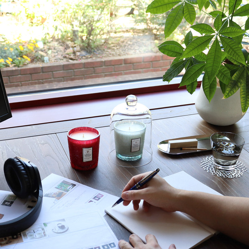 【在庫限り 40%OFF】 VOLUSPA ジャポニカ クラシックキャンドル フレンチケード&ラベンダー