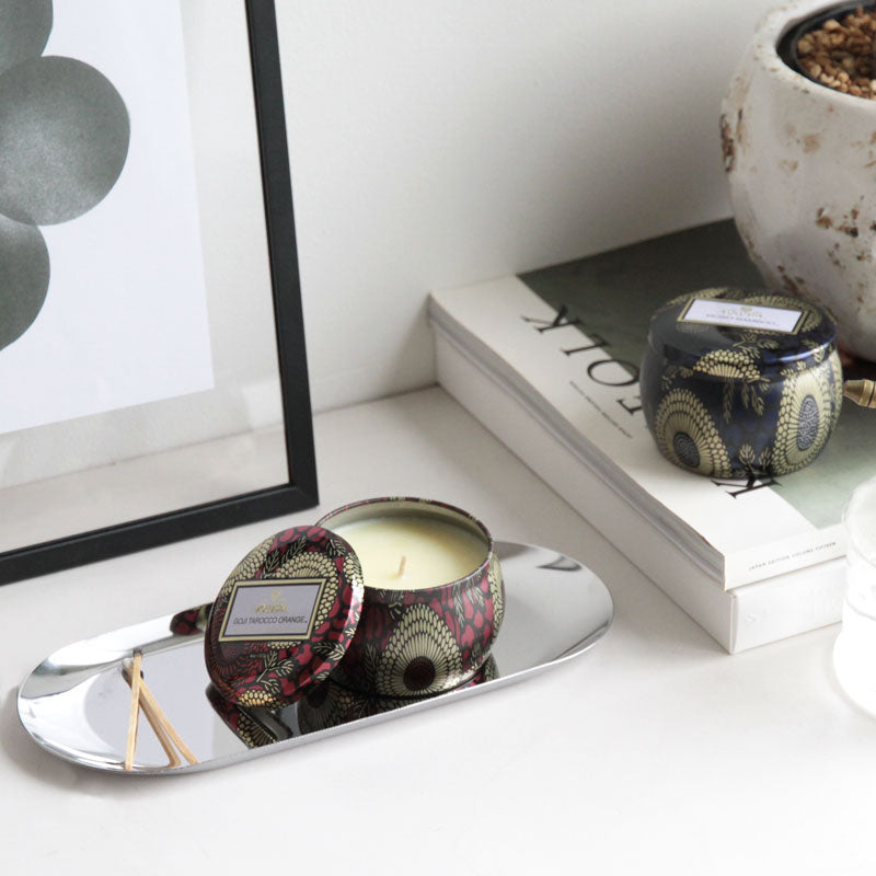 【在庫限り 40%OFF】 VOLUSPA ジャポニカ ティンキャンドル S ゴージ&タロッコオレンジ