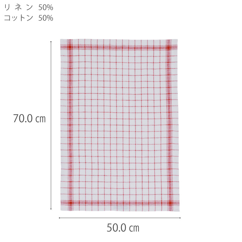 クラークト ベーシック ハーフリネンチェック