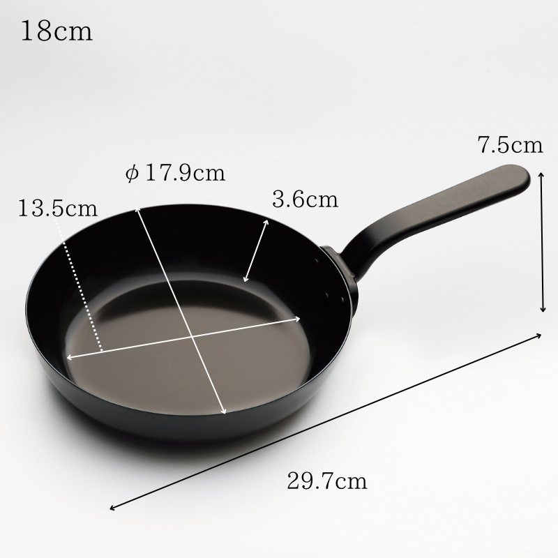 la base (ラバーゼ) 鉄フライパン 18cm
