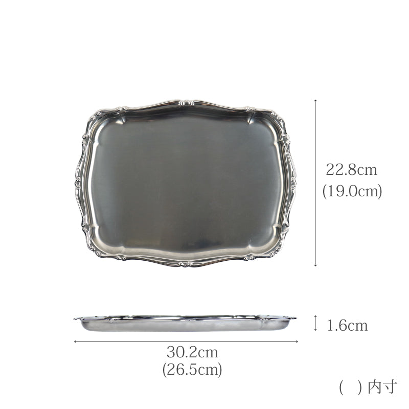 モッタ バロック レクタングルトレイ 30