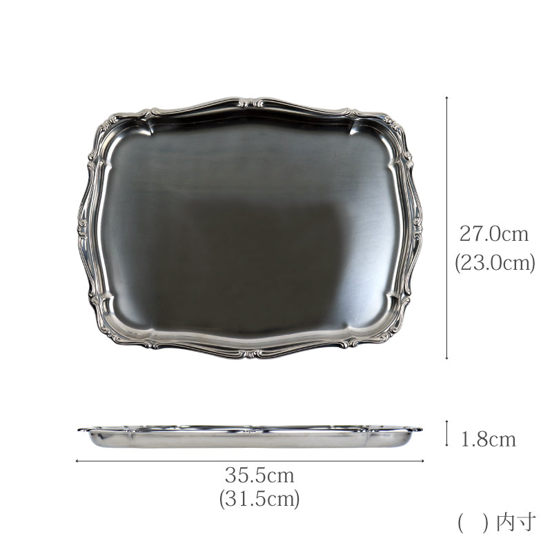 モッタ バロック レクタングルトレイ 35