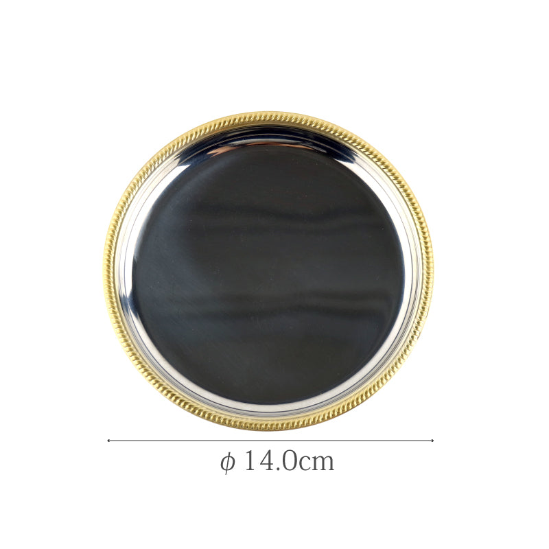 モッタ サンマルコ ソーサー ゴールドリム