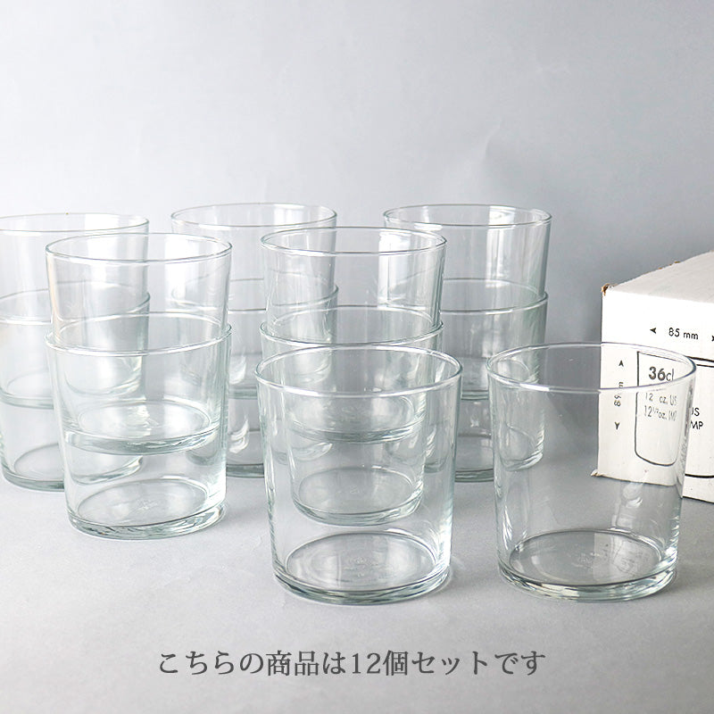 ヴィクリラ バスクグラス 12oz (12個セット)