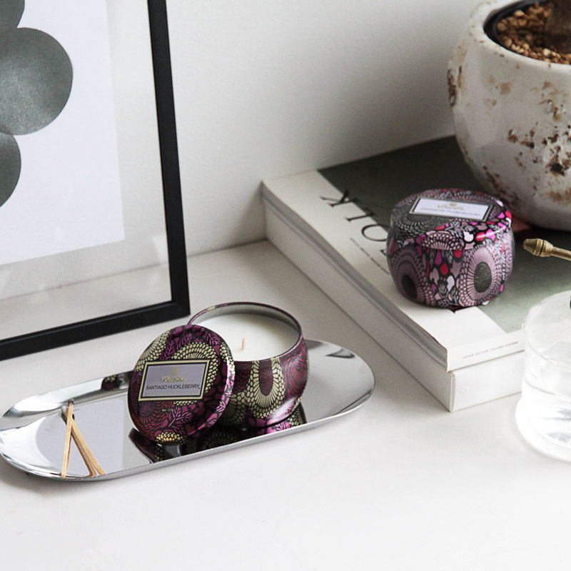 【在庫限り 40%OFF】 VOLUSPA ジャポニカ ティンキャンドル S サンティアゴハックルベリー