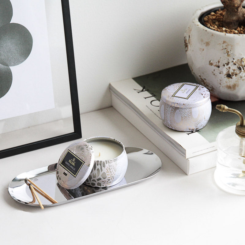 【在庫限り 40%OFF】 VOLUSPA ジャポニカ ティンキャンドル S サンタルバニラ