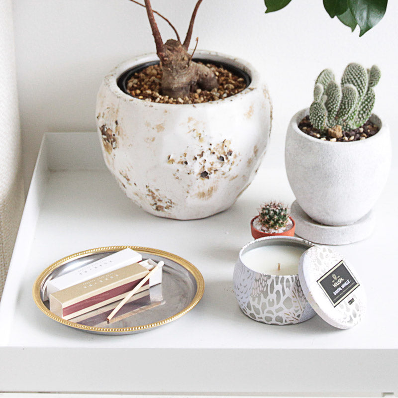 【在庫限り 40%OFF】 VOLUSPA ジャポニカ ティンキャンドル S サンタルバニラ