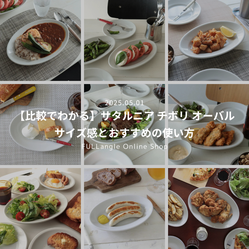 【比較でわかる】サタルニア チボリ オーバルのサイズ感とおすすめの使い方