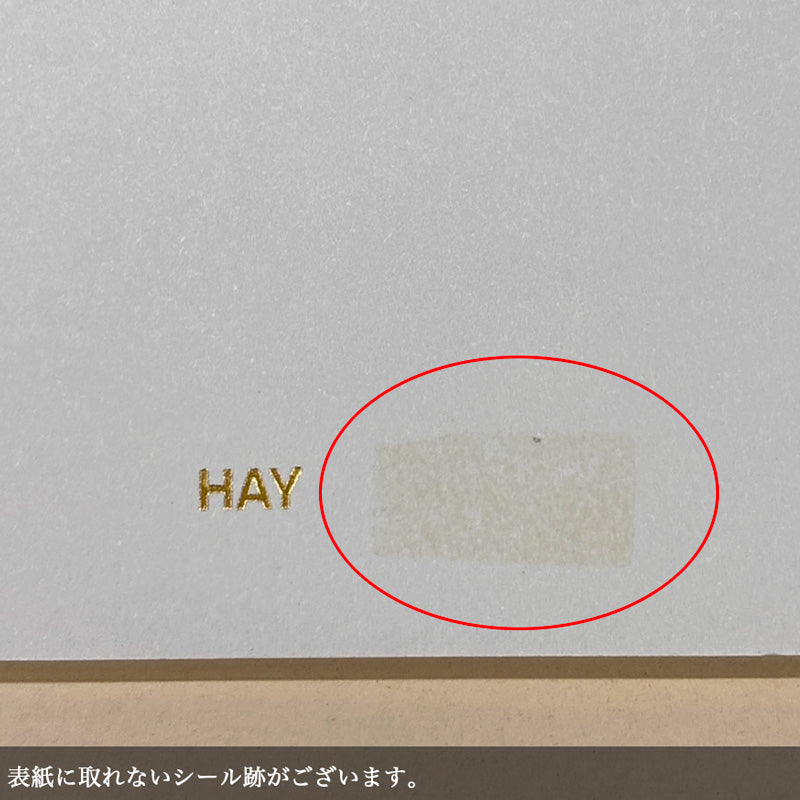 【訳あり品 50%OFF】 HAY EDGE NOTEBOOK ベージュ