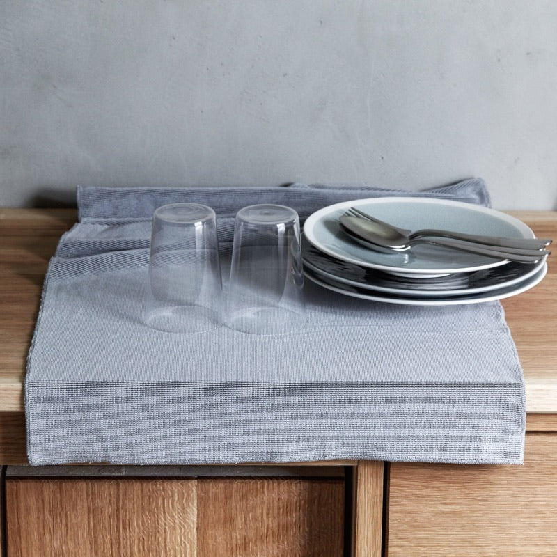 食器が少ない時の水切りカゴ代わりとしても使えるBirdy キッチンタオル M 40×70cm