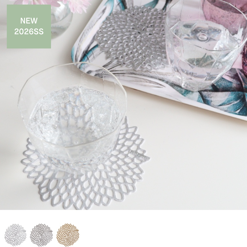 3月11日 9時販売開始 2026春夏新商品 チルウィッチ コースター ダリア 6枚セット