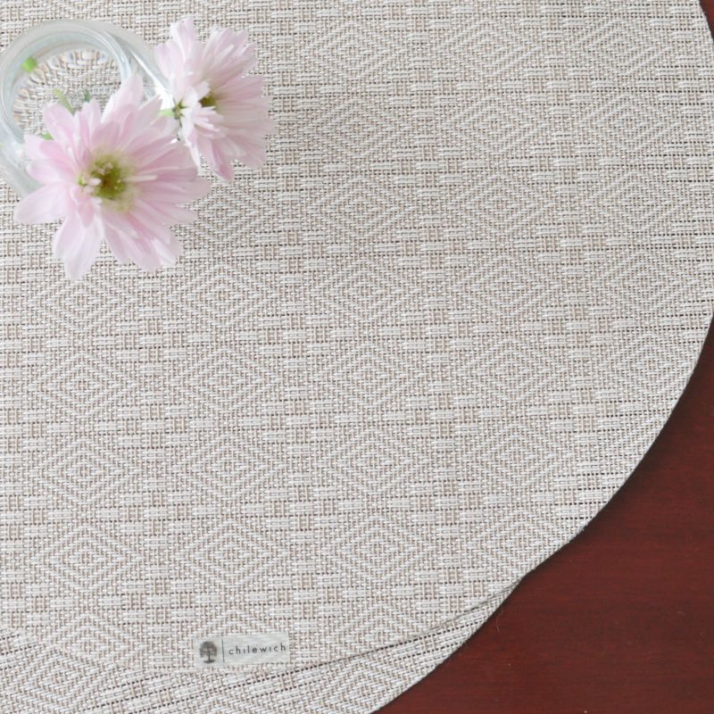 3月11日 9時販売開始 2026春夏新商品 チルウィッチ × マーサ・スチュワート ランチョンマット BOXWOOD（ボックスウッド） ラウンド