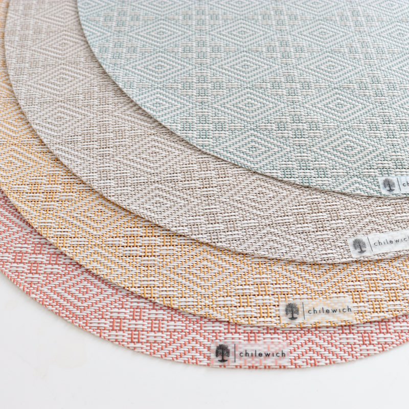 3月11日 9時販売開始 2026春夏新商品 チルウィッチ × マーサ・スチュワート ランチョンマット BOXWOOD（ボックスウッド） ラウンド