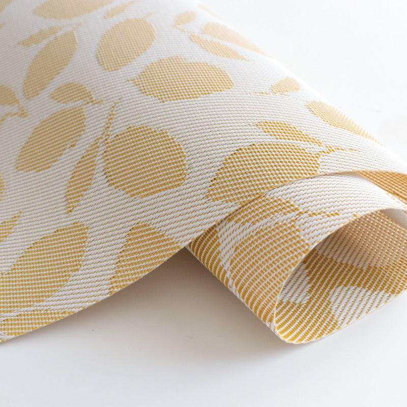 2026春夏新商品 チルウィッチ × マーサ・スチュワート ランチョンマット LEMON LEAVES（レモンリーブス） レクタングル