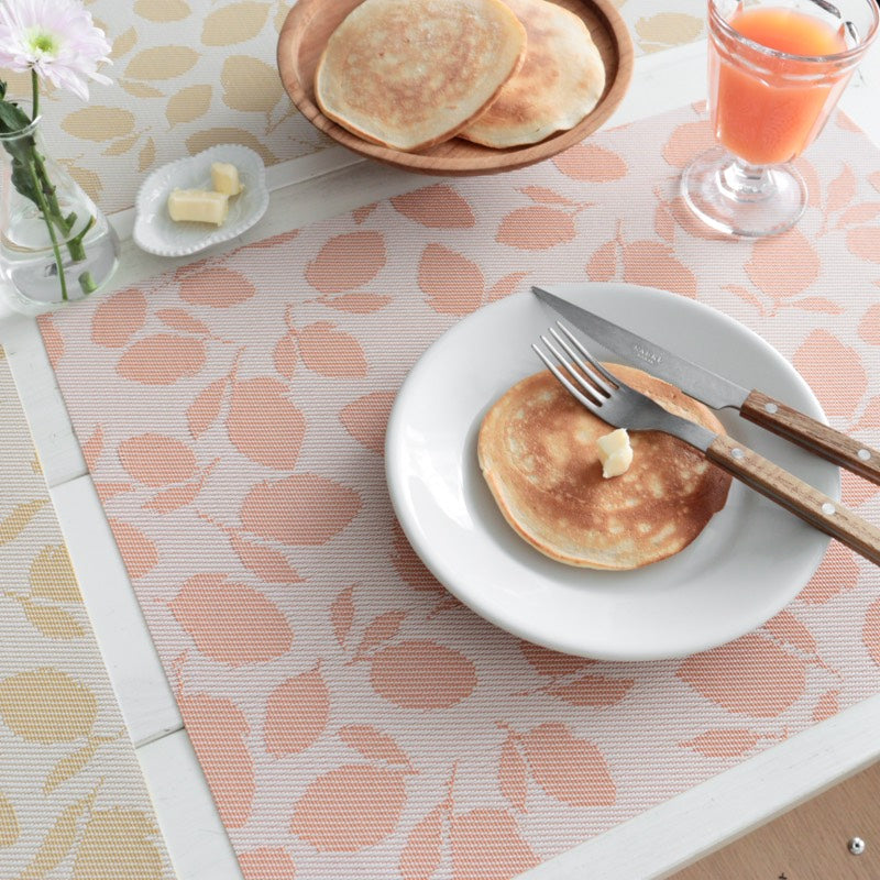 2026春夏新商品 チルウィッチ × マーサ・スチュワート ランチョンマット LEMON LEAVES（レモンリーブス） レクタングル