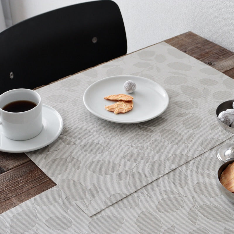 2026春夏新商品 チルウィッチ × マーサ・スチュワート ランチョンマット LEMON LEAVES（レモンリーブス） レクタングル