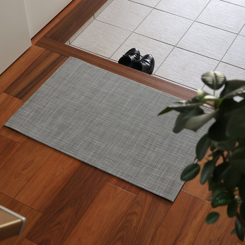 Chilewich 玄関マット オレンジ系 屋外玄関マット イエローストライプ 61×91cm｜チルウィッチ日本