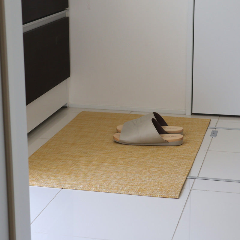 【取寄品】チルウィッチ 玄関マット Woven ミニバスケットウィーブ Ochre 59×92cm