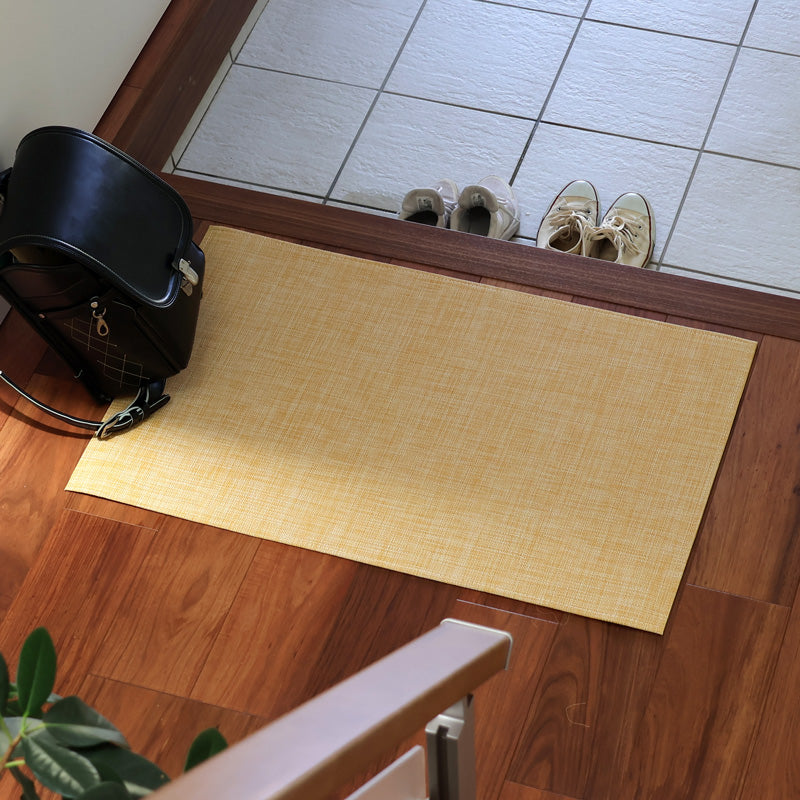 【取寄品】チルウィッチ 玄関マット Woven ミニバスケットウィーブ Ochre 59×92cm