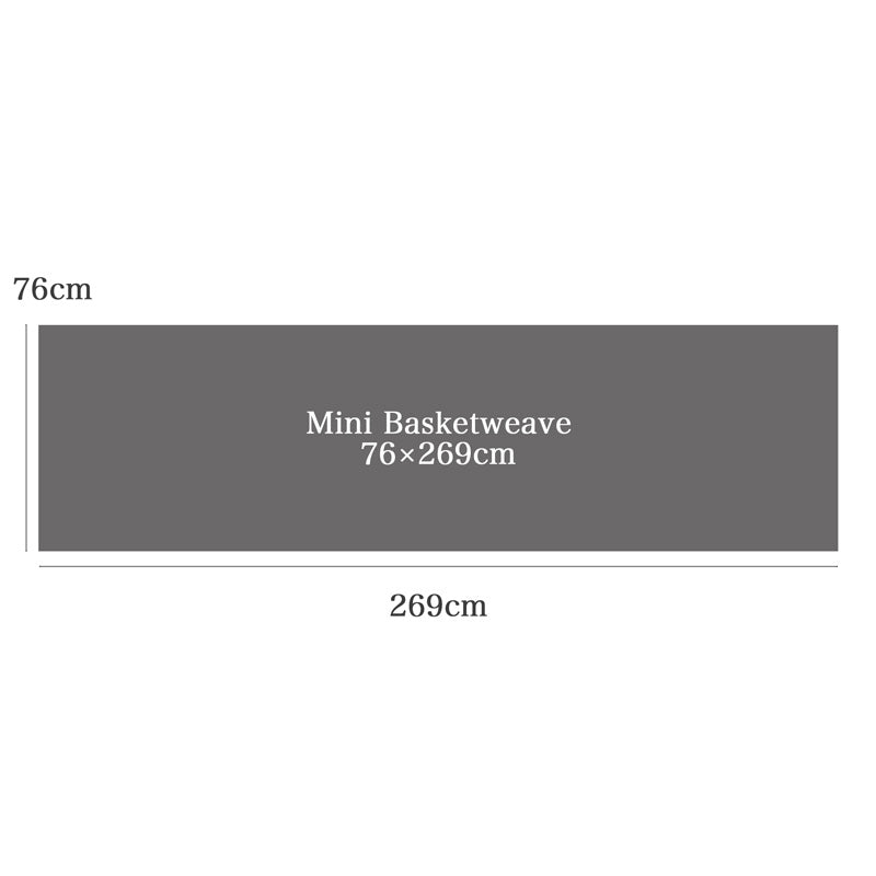 【取寄品】チルウィッチ キッチンマット Woven ミニバスケットウィーブ 76×269cm