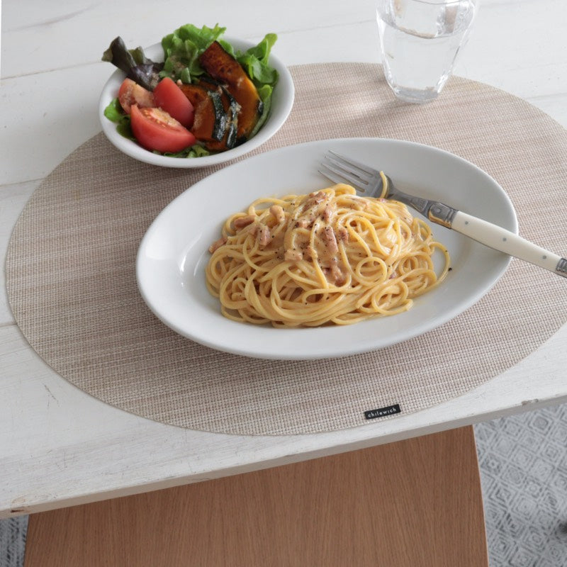 チルウィッチ ランチョンマット ミニバスケットウィーブ オーバル