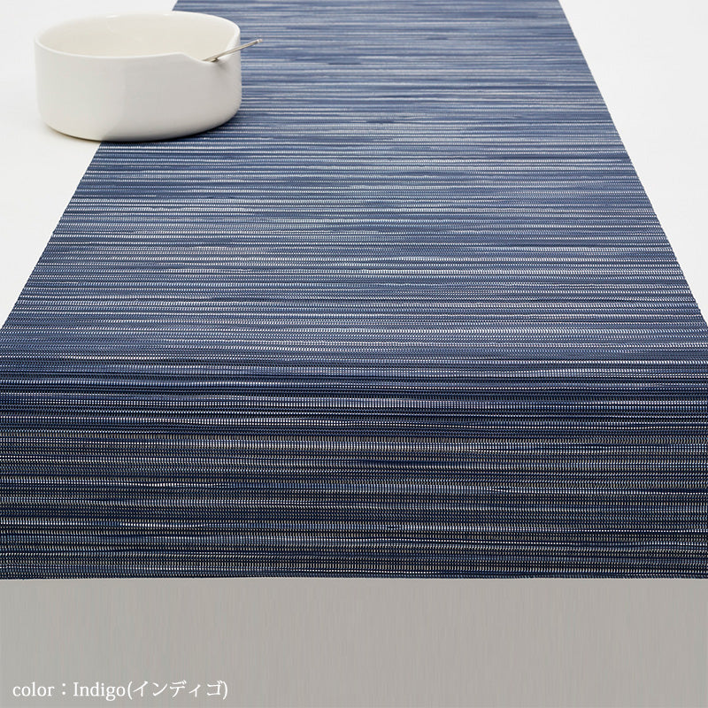 【ISALE 35%OFF】 チルウィッチ テーブルランナー リブウィーブ Indigo