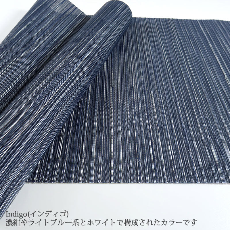 【ISALE 35%OFF】 チルウィッチ テーブルランナー リブウィーブ Indigo