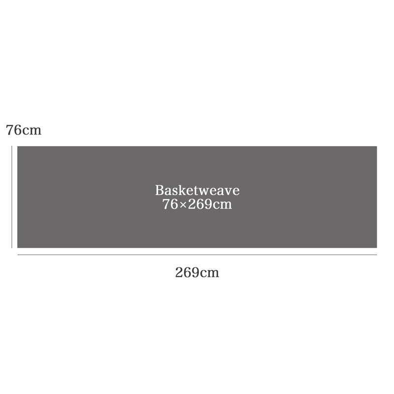 【取寄品】チルウィッチ キッチンマット Woven バスケットウィーブ 76×269cm