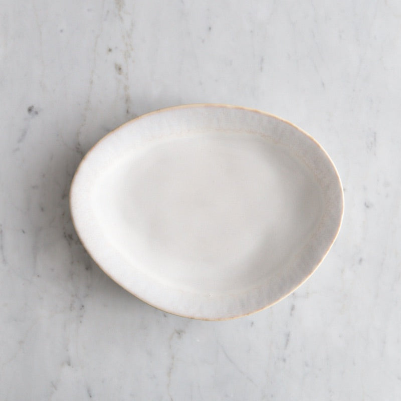 コスタノバ ブリサ オーバルプレート M ホワイト