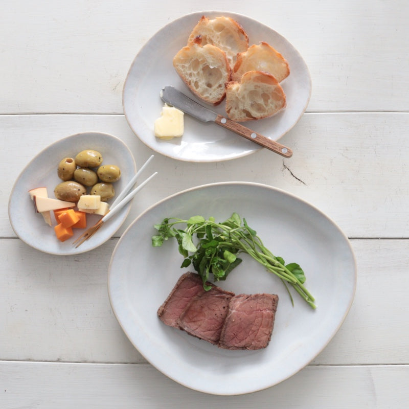 コスタノバ ブリサ オーバルプレート S ホワイト