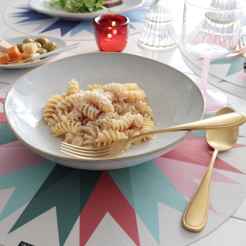 コスタノバ ブリサ ラウンド パスタプレート ホワイト