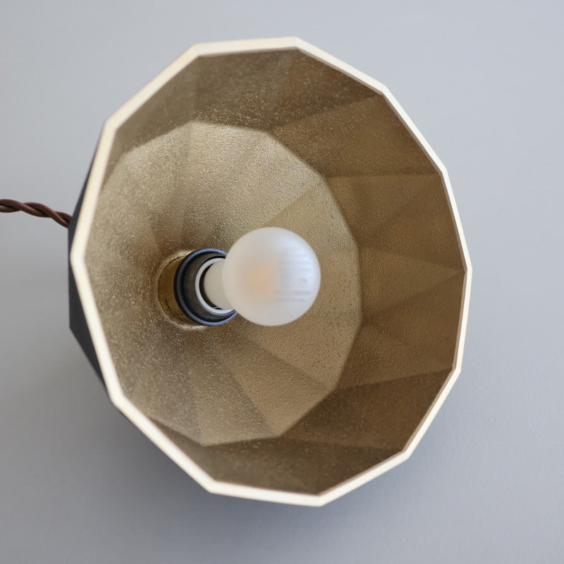 FUTAGAMI ペンダントランプ 明星 小 黒ムラ コード70cm LED電球