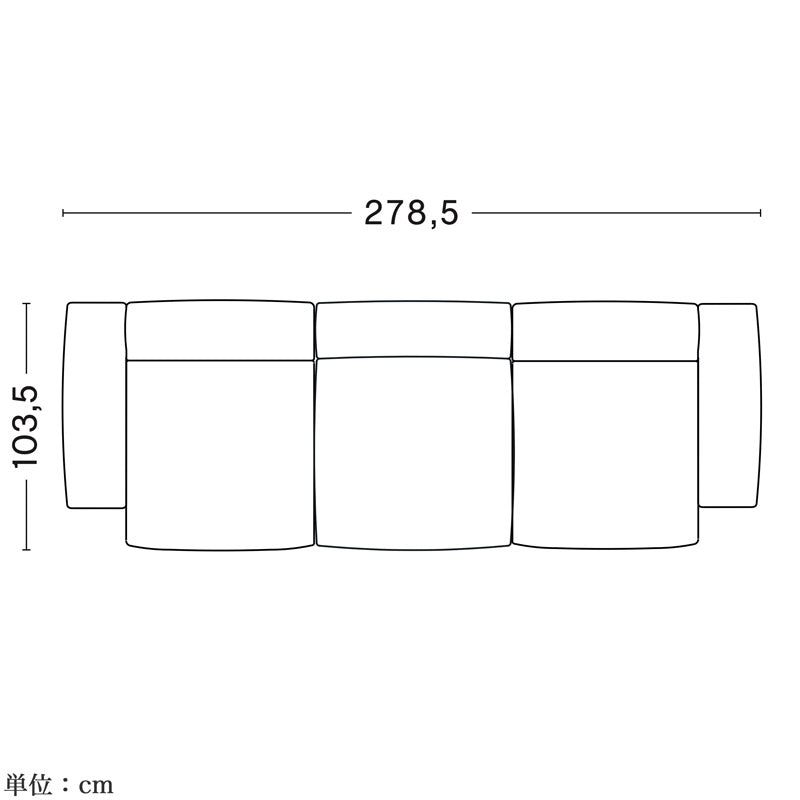HAY Mags Soft 3S COMBINATION 1 LOW ARMREST Linara 443