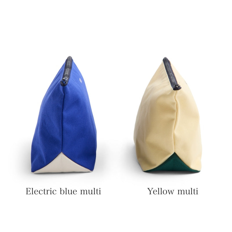 HAY MULTI POUCH M Electric blue ・Yellow 側面