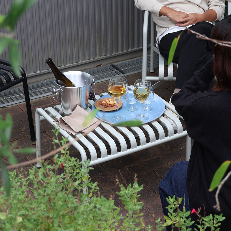 【SALE 10%OFF】【取寄品】 HAY パリサード オットマン スカイグレー