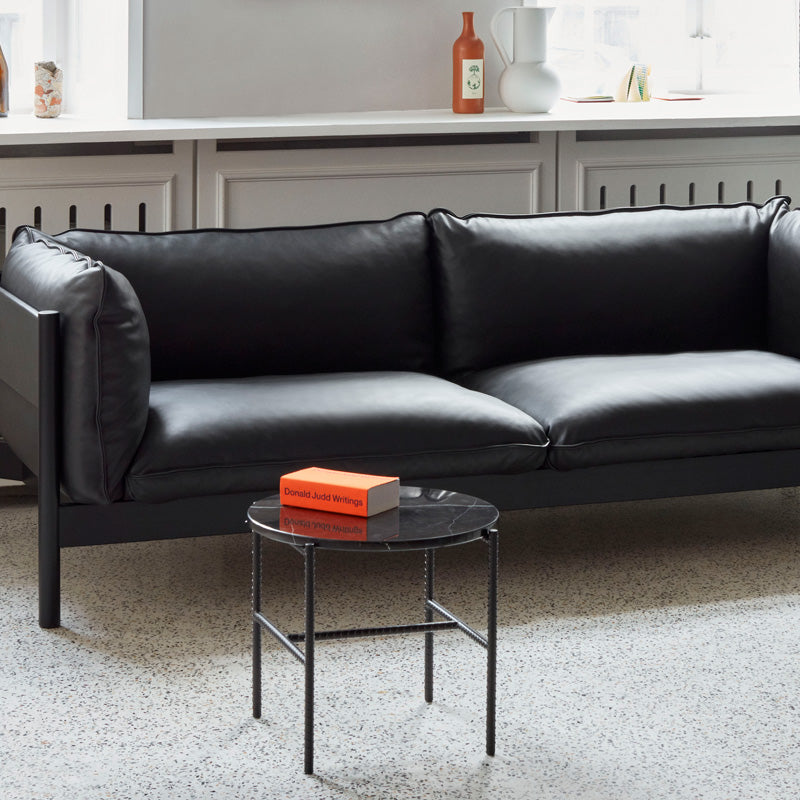HAY REBAR SIDE TABLE Black Marble×Black