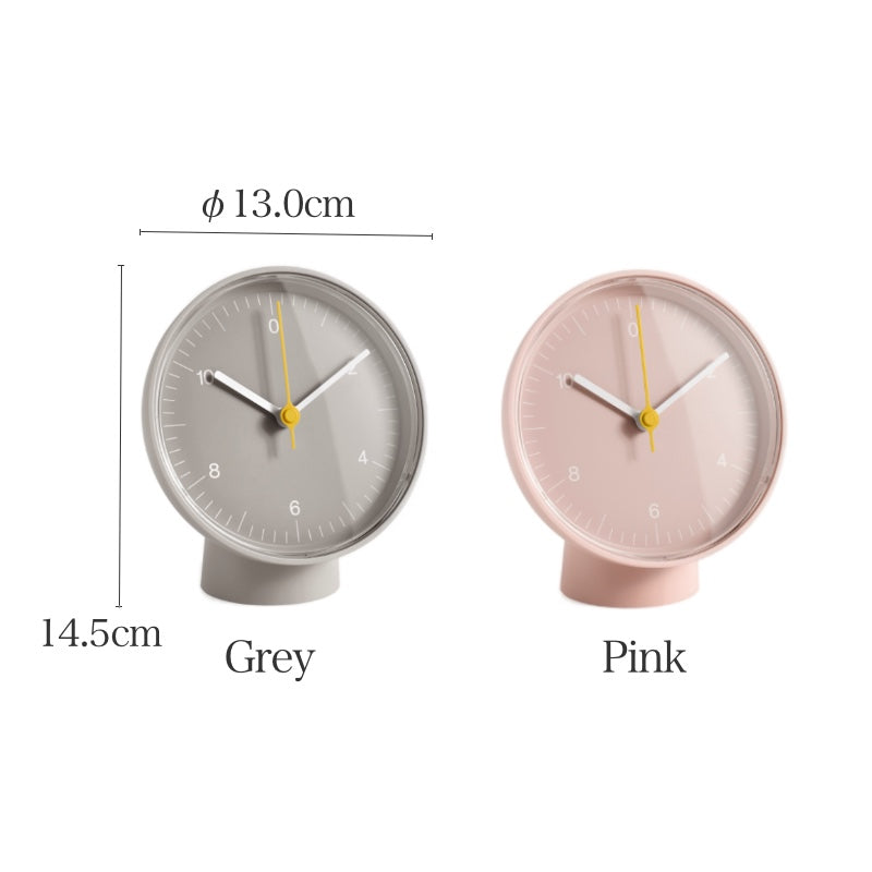HAY TABLE CLOCK Grey・Pink サイズ表記