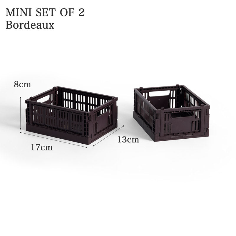 【10%OFFキャンペーン】 HAY COLOUR CRATE MINI SET OF ２(2個セット)